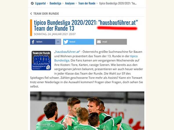 ORF TV Werbung Hausbaufuehrer