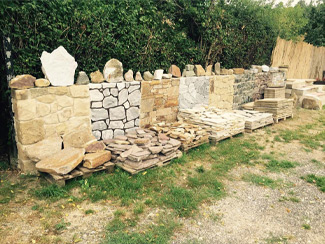 Bau Natursteinmauer Arben Reci